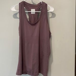 Athleta racer back tank top, dark purple, size xl